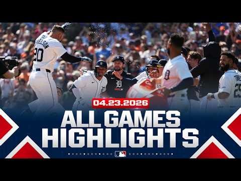 Highlights from ALL GAMES on 4/23 (Yankees complete the SWEEP, Cubs win 9th straight, MORE!)