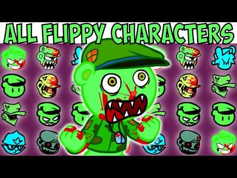 ALL FLIPPY CHARACTERS | FNF Character Test | Gameplay VS Playground