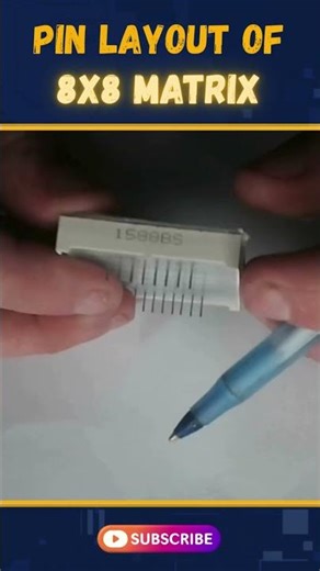 Arduino LED 8x8 Matrix Display Pinout Explained #arduino #arduinotutorial #arduinoproject