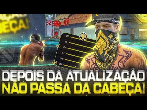 ATUALIZADA 2026⚙️ DEPOIS DA ATUALIZAÇÃO 🔥 A MELHOR SENSIBILIDADE PARA SUBIR CAPA NO IPHONE FREE FIRE