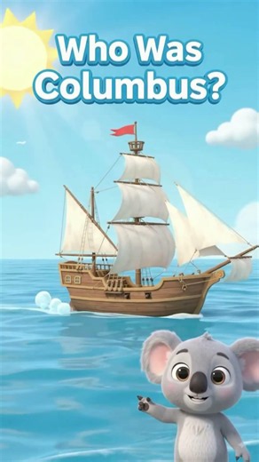 Columbus Day Explained for Kids 🌎⛵ | Fun History Lesson #Shorts
