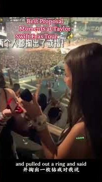Best Proposal Moments at Taylor Swift Eras Tour 💍✨