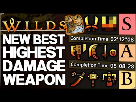 Monster Hunter Wilds - New Best Most Powerful Weapon in Game - AT Jin Dahaad Weapons Ranked Guide!