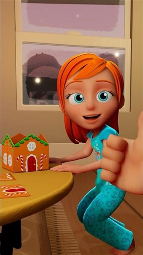 BABY ELF in TRAiNiNG!! Adley, Niko and Navey build gingerbread houses for the new elf on Day 3