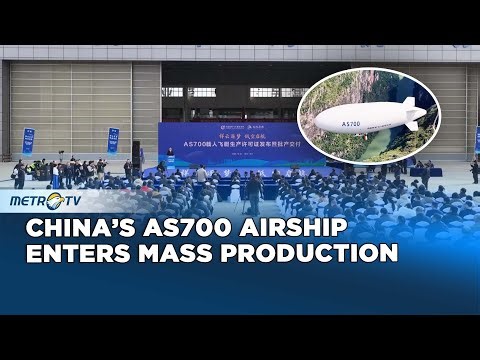 China’s First Homegrown Manned Airship Enters Mass Production Era
