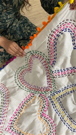 ♻️ How To Make Quilt #heart #sewing #handmade ♻️