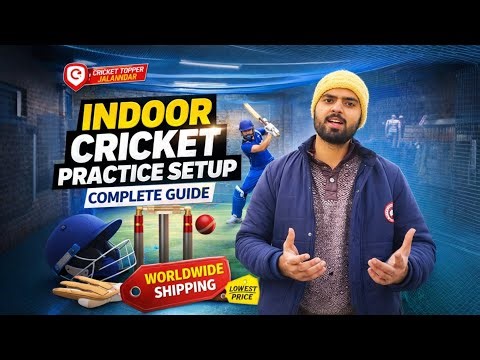 Indoor Cricket Practice Setup: Complete Guide | Cricket Topper Jalandhar 