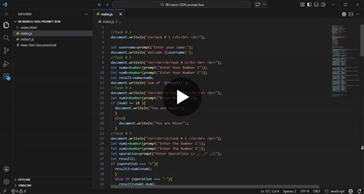 Sharpening JavaScript Skills with Hands-on Projects | Basim Kamal posted on the topic | LinkedIn