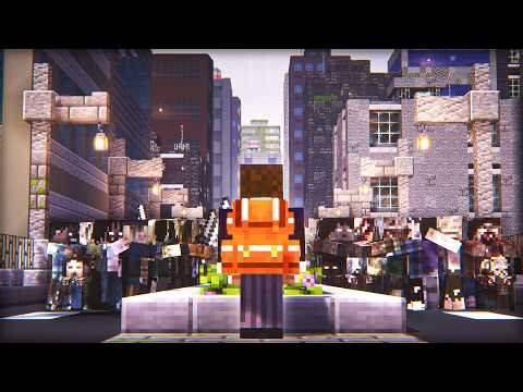 Attempting to Escape a Zombie Infested City in Minecraft