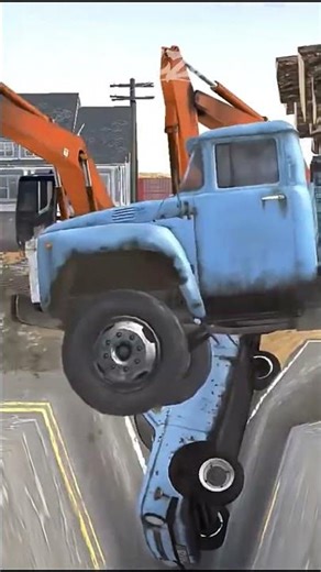 potholes do not hinder this truck #arulzen #snowrunner