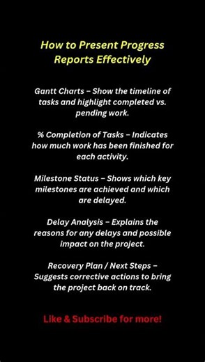 How to Present Progress Reports Effectively | Project Management Tips