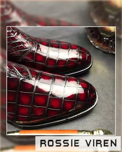 Crocodile Shoes Handmade Mens Vintage Chelsea Alligator Leather Boots ,Men Fashion Side Zipper Bo...