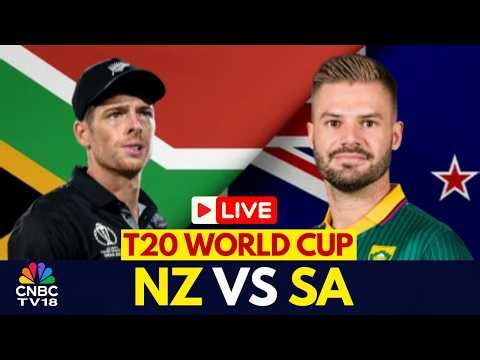 🔴New Zealand Vs South Africa T20 World Cup LIVE: NZ Vs SA Semi Finals | Markram | Santner | N18L