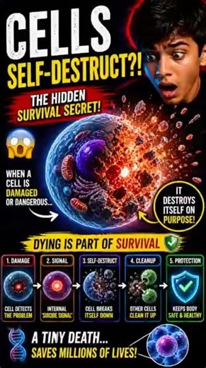 Can your cells really self-destruct? 😳