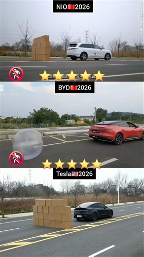 Tesla HUMILIATED in Emergency Braking Test?! 🔥 Tesla vs BYD vs NIO Shocking Results