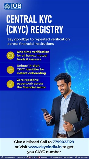 Simplify Your KYC Journey with CKYC | IOB