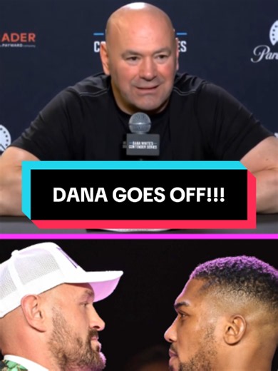 Dana White responds to questions on the Tyson Fury vs Anthony Joshua fight 👀 #UFC #Boxing #FuryJoshua #DanaWhite #EddieHearn