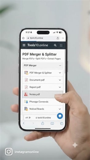 How to Merge & Split PDF Files Online for Free | All-in-One PDF Tool