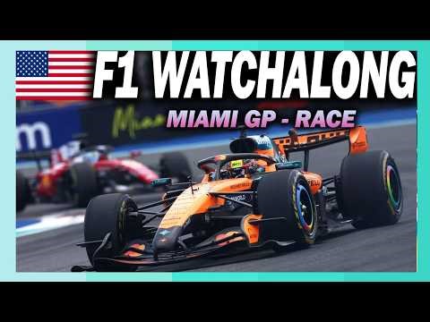 🔴 F1 Watchalong - MIAMI GP - RACE - with Commentary & Live Timings