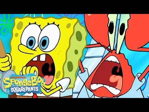 Mr. Krabs' Millionth Dollar Disaster 💸🎣 | Full Scene | SpongeBob