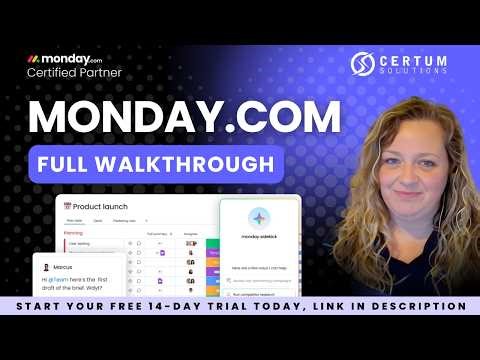 Monday for Work Management Full Walkthrough 2026 | Project & Task Management Use
