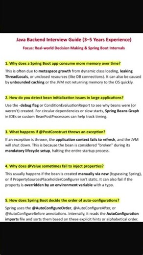 Spring boot interview question | spring boot crud project #springboot #coding #programming #trending