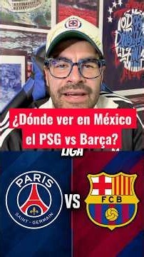 📺 PSG vs Barcelona EN VIVO hoy | Canal, horario y dónde ver Jornada 3 Champions League