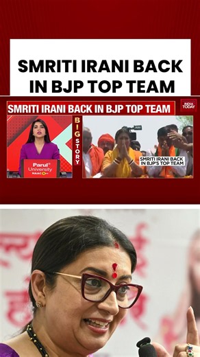 BJP's New Team: Smriti Irani Returns, Nitin Nabin Brings Youth & Experience | BJP 2027 Plan