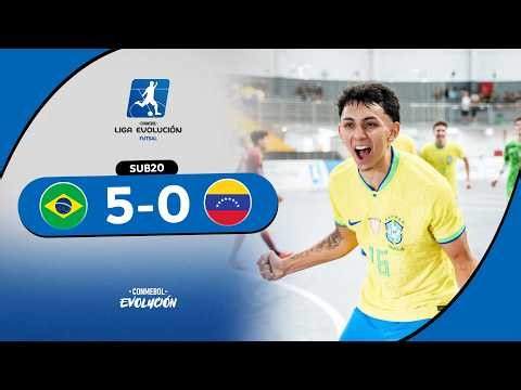 BRASIL vs. VENEZUELA| HIGHLIGHTS | CONMEBOL LIGA EVOLUCIÓN FUTSAL - ZONA NORTE | SUB-20