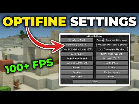 Best Optifine Settings (Minecraft 2026)
