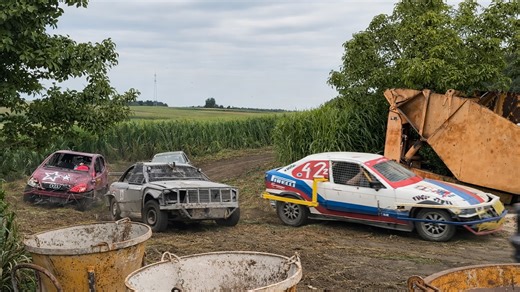 Last car moving wins in this wild demolition derby