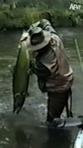 The bigger the catch, the harder the fall! 🤣