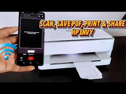 How to Scan from HP Envy Printer to Phone (Save as PDF, Print & Share)