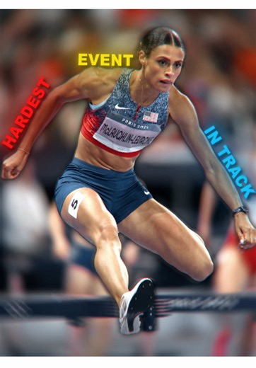 Jumping 10X while running the 400m 😭 #400mhurdles #trackandfield #sportsedit #sydneymclaughlin #worldchampionship