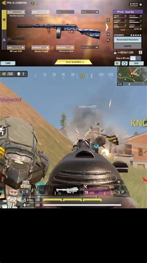 PPSH 41 BEST GUNSMITH IN CODM #1vs4 #codmslayer #codm #ppsh41 #shorts