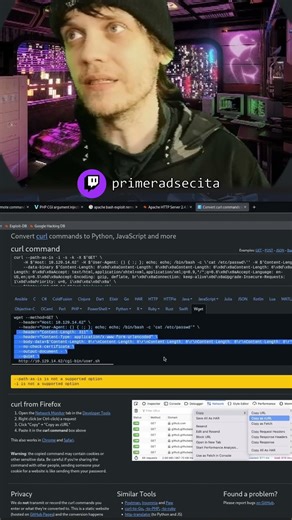 Convertire il payload di Shellshock da curl a wget #cybersecurity #mrrrobot #shellshock #short