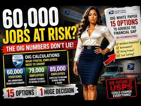 🤯USPS 60,000 Jobs at Risk? The OIG Numbers You NEED to See