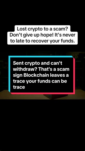 Lost crypto to a scam? Don't give up hope! Every transaction leaves a trace, and Global Cyber Investigation helps track stolen funds and guide victims toward recovery. Act fast and reclaim what's yours! #CryptoRecovery #RecoverCrypto #StopCryptoScams #CryptoTok #BlockchainExperts