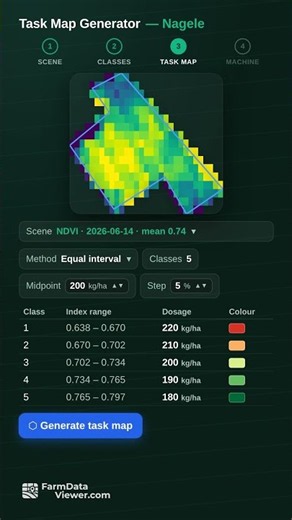 From satellite to spreader - in just a few clicks - task map generator