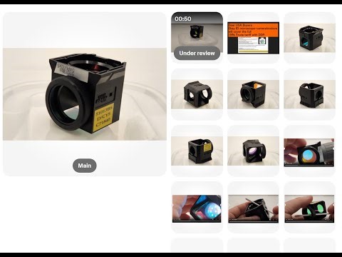 Nikon Microscope Fluorescence Filter Cube for 80i/90i/TE2000/TE3000/Ci/Ti 34502