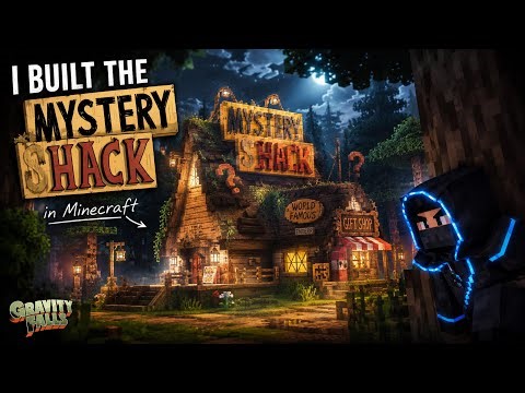 Minecraft, But I Rebuilt the Mystery Shack from Gravity Falls