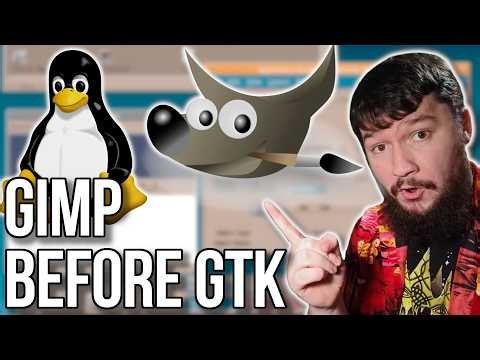 The Life Of GIMP Before GTK Existed