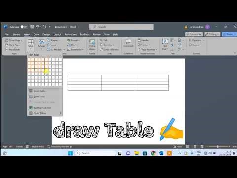 How to Create a Table in MS Word | MS Word Table Formatting Guide