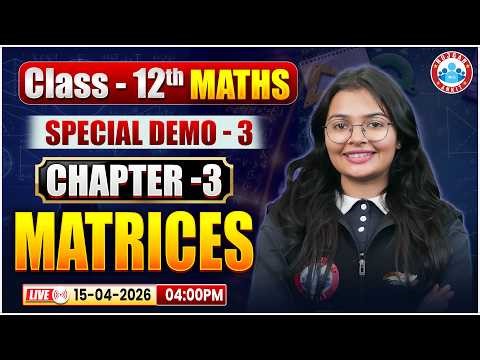UP Board Class 12th 2027 | Maths Chapter 3 | Matrices | Special Demo 03 | Toppers 2027 Batch | RWA