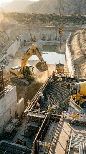 Mega Dam Construction: From Empty Valley to Massive Reservoir #ConstructionTimelapse #Mega