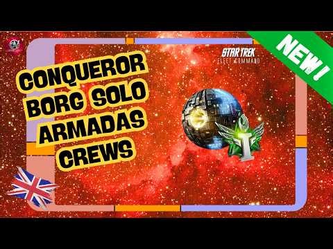 NEW!: Conqueror Borg Solo Armadas Crews | How to Play Star Trek Fleet Command | Outside Views STFC