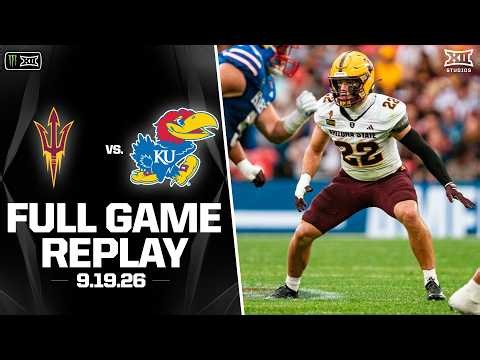 Arizona State vs. Kansas Full Game Replay (9.19.26) | 2026 Monster Energy Big 12 Football