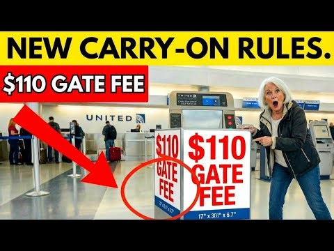 NEW Carry-On Rules 2026 Starting Jan 1st (Don’t Get the $100 Gate Fee)