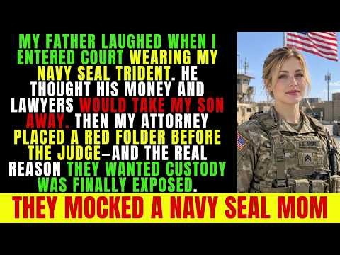 I Walked Into Court in My SEAL Uniform — My Father Laughed, My Mother Sneered, but the Judge...