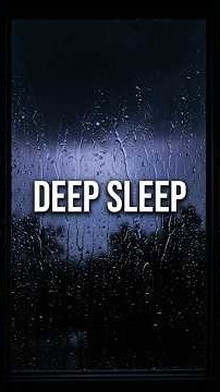 Instant Deep Sleep 🌧️ Pure Black Screen Storm
